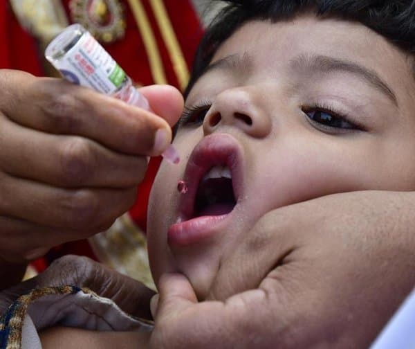 రికార్డు స్థాయిలో పోలియో చుక్కలు