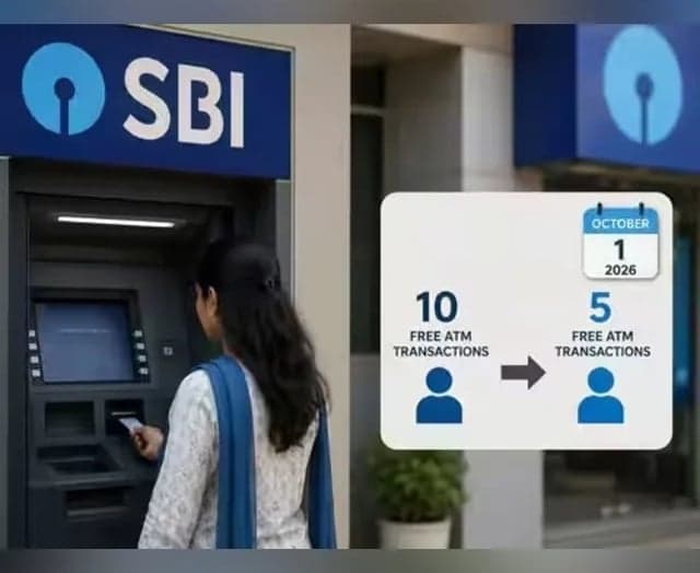 SBI ఏటీఎం ఉచిత లావాదేవీలపై కోత