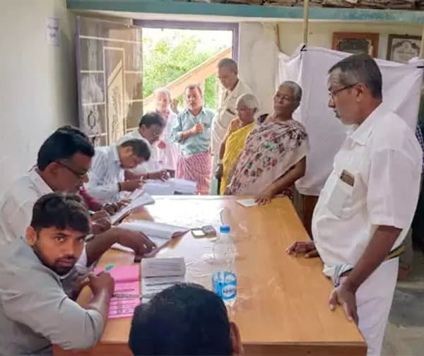 రాజోలి: ప్రశాంతంగా సాగుతున్న చేనేత ఎన్నికలు