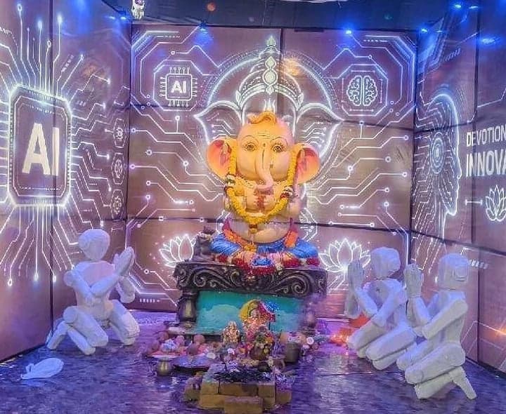 ఇచ్ఛాపురంలో AI గణపతి