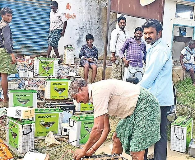 తుపాను కష్టాల్లో ఛార్జింగ్