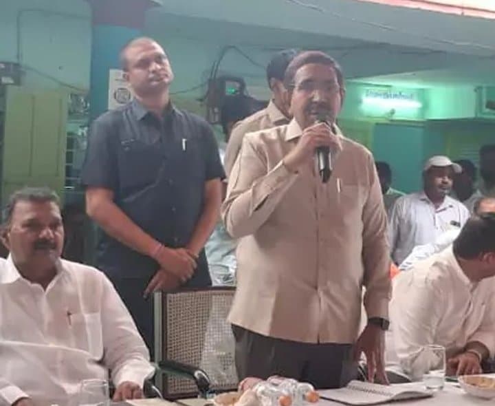 భూసేకరణపై మంత్రి నారాయణ గ్రామసభ