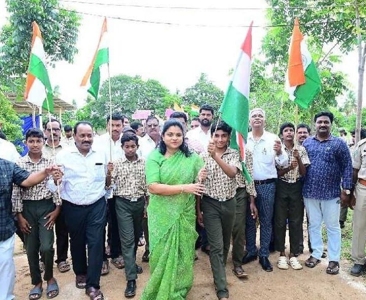 కోపల్లెలో ఘనంగా హర్ ఘర్ తిరంగా వేడుకలు