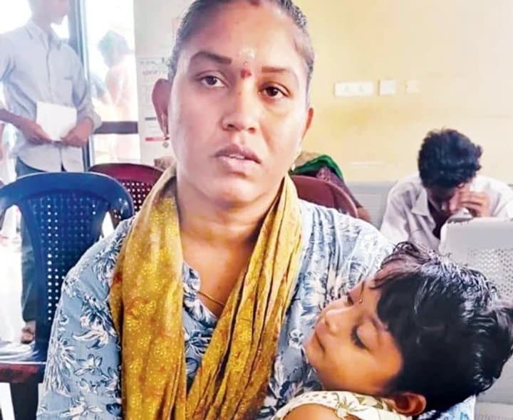 చిన్నారి చికిత్సకు సాయం కోరిన తల్లి