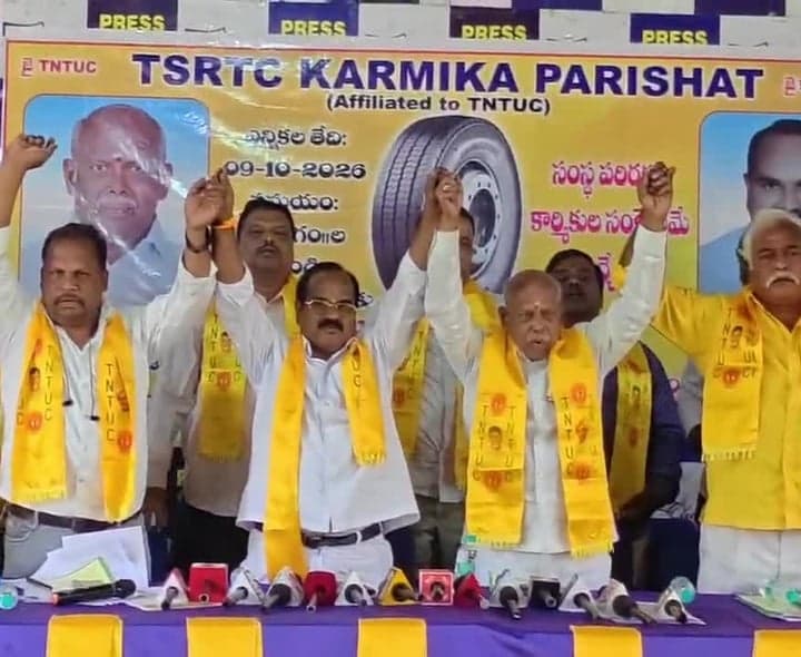 ఆర్టీసీ ఎన్నికల్లో కార్మిక పరిషత్‌కు మద్దతు కోరిన బోస్ - Udayam
