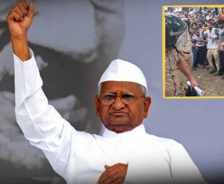 అన్నా హజారే మౌన దీక్ష  