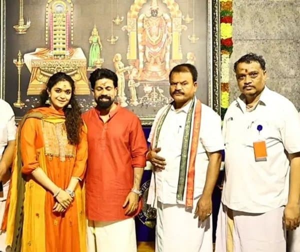 శ్రీవారి సేవలో కీర్తి సురేష్: ప్రత్యేక పూజలు