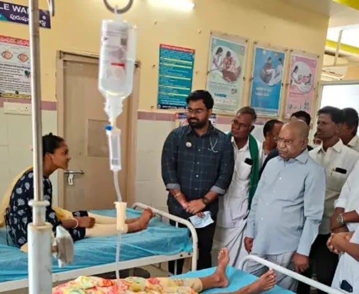 పీహెచ్‌సీ తనిఖీ చేసిన ఎమ్మెల్యే కనకయ్య