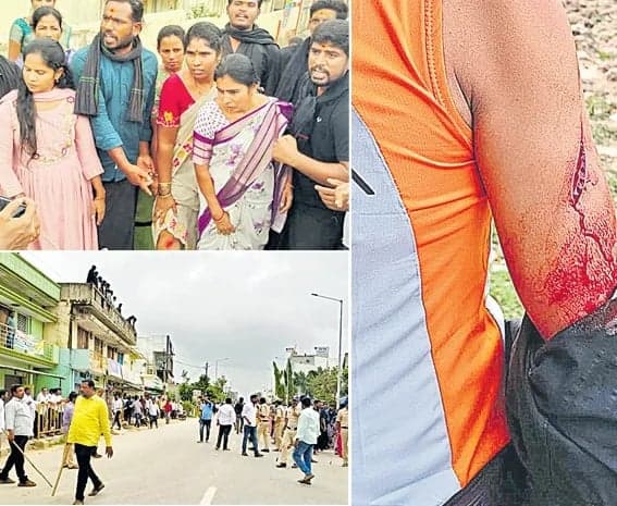 స్థానిక ఎన్నికల్లో హింస.. వైకాపా నేతలపై దాడులు