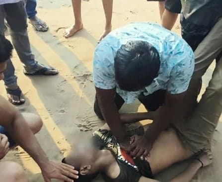 సూర్యలంక బీచ్‌లో విషాదం