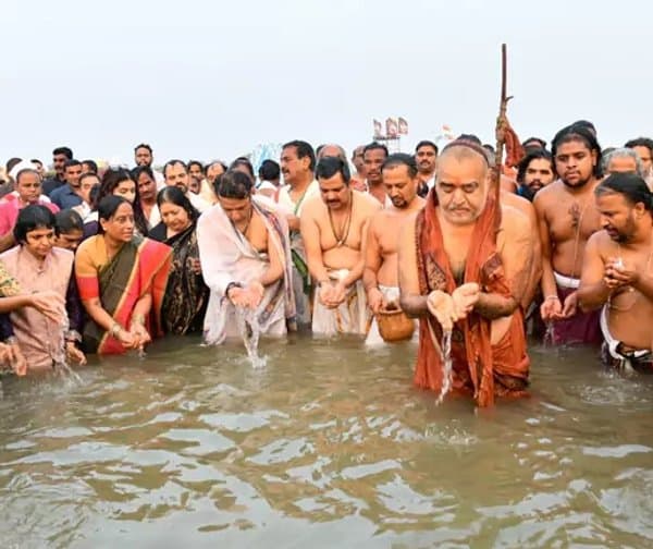 తెలంగాణలో సరస్వతీ నది అంత్య పుష్కరాలు ప్రారంభం - Udayam Digital