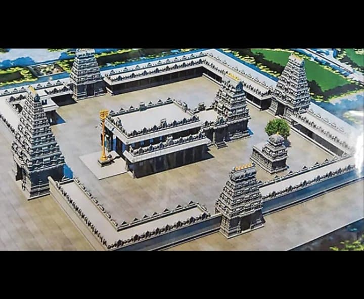బాసర ఆలయ పునర్నిర్మాణ పనులు