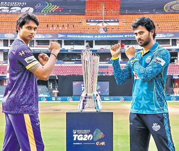 టీజీ20 ఫైనల్‌ ధమాకా: హైదరాబాద్, ఖమ్మం ఢీ