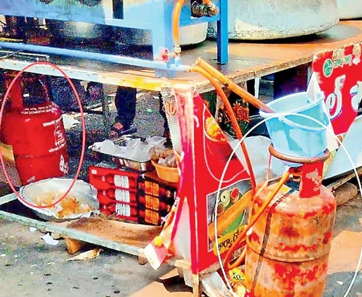 నల్లబజారుకు వంటింటి గ్యాస్‌ - Udayam