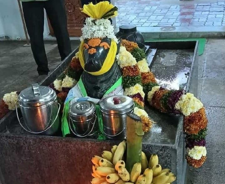 చిగురువాడ శివాలయంలో ప్రత్యేక పూజలు