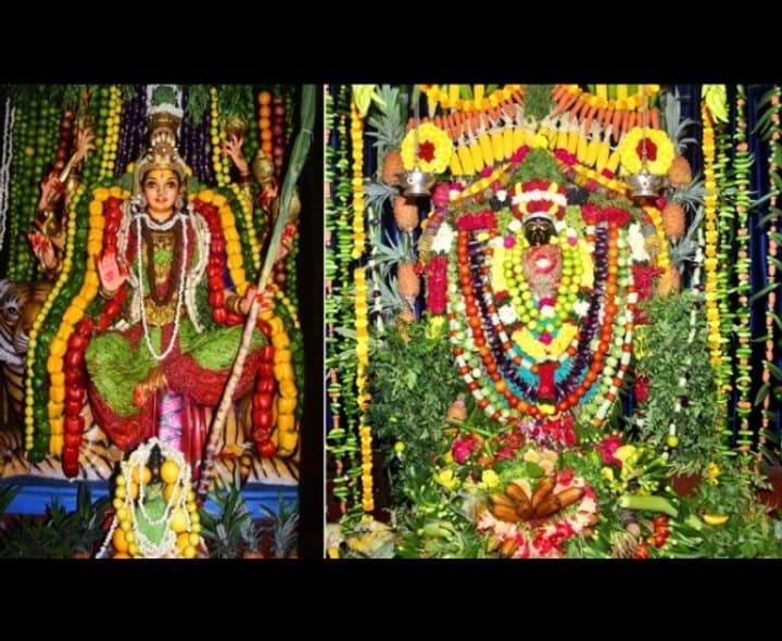 శాకంబరీ అలంకారంలో కనకదుర్గ అమ్మవారు - Udayam Digital