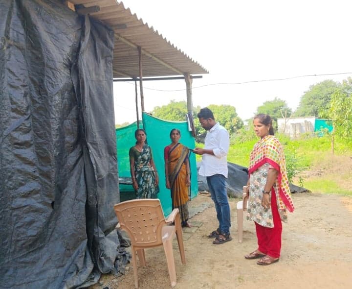 మల్హర్‌రావులో చేయూత పింఛన్ల పరిశీలన - Udayam