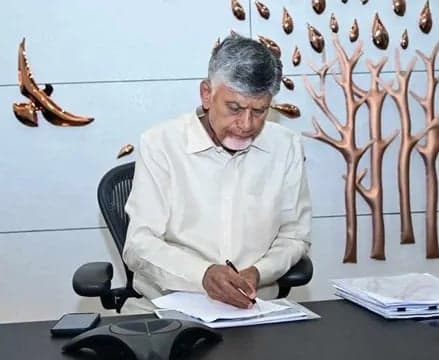 భారీ వర్షాలపై కలెక్టర్లతో చంద్రబాబు సమీక్ష - Udayam