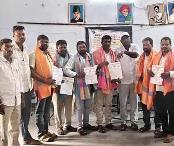 వంగూరు మండల ఉపసర్పంచుల సంఘం ఎన్నిక - Udayam Digital