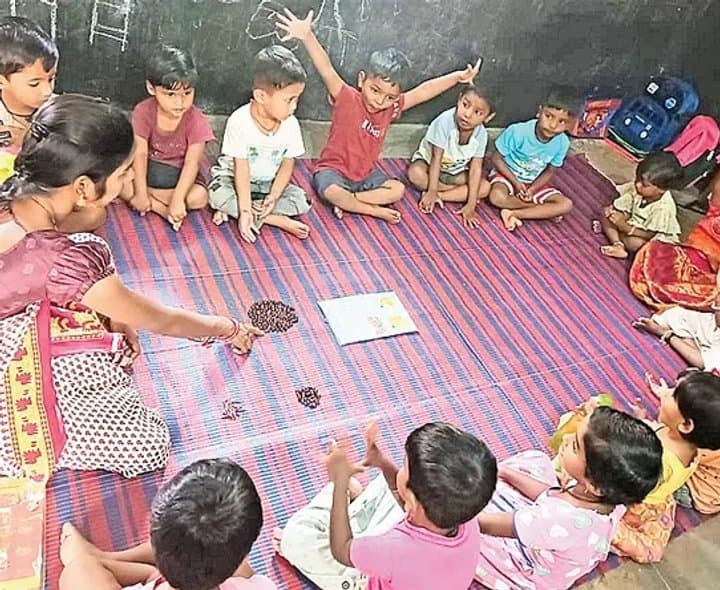 అంగన్‌వాడీల్లో పంచసూత్రాల అమలు - Udayam Digital