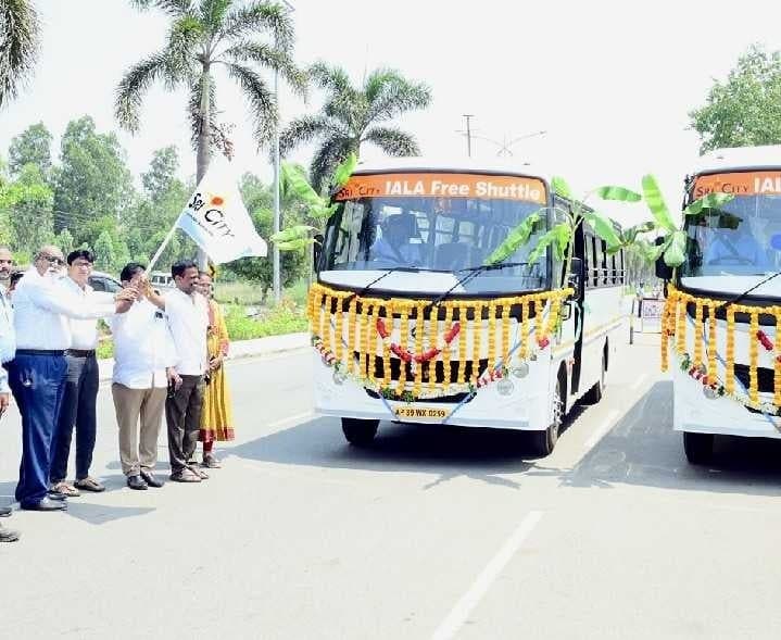 శ్రీసిటీలో ఉచిత బస్సు సేవలు ప్రారంభం