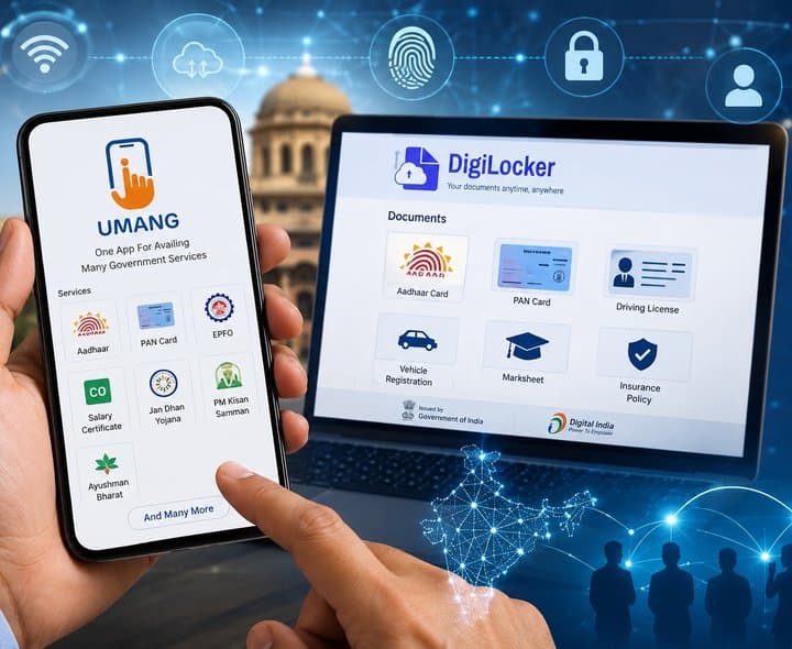 UMANG, DigiLockerలో వేలాది ప్రభుత్వ సేవలు