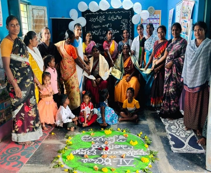 రాచర్లలో అంగన్వాడీ వేడుకలు - Udayam