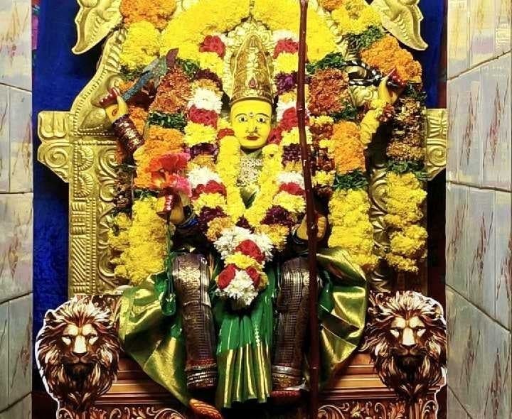 పెనుగొలనులో రాజరాజేశ్వరి దేవి అలంకరణ - Udayam
