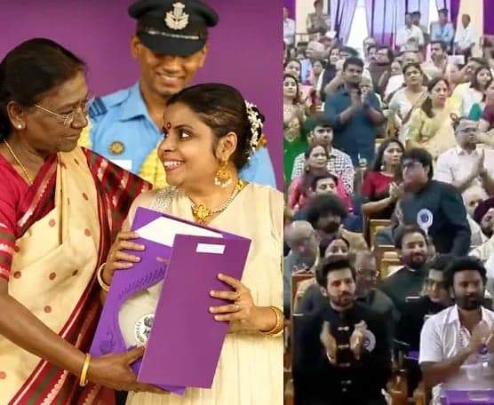 జాతీయ అవార్డుల వేడుకలో అరుదైన గౌరవం