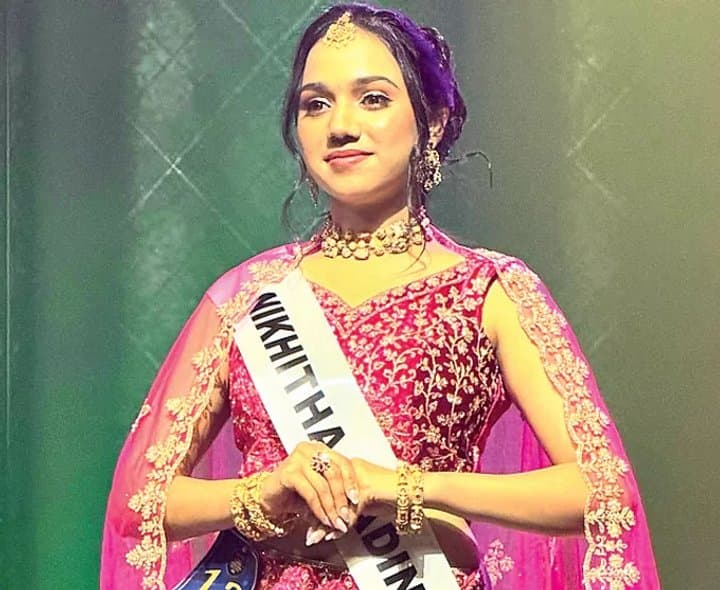 మిస్‌ ఇండియా యూనివర్స్‌లో నిఖితకు రన్నరప్‌