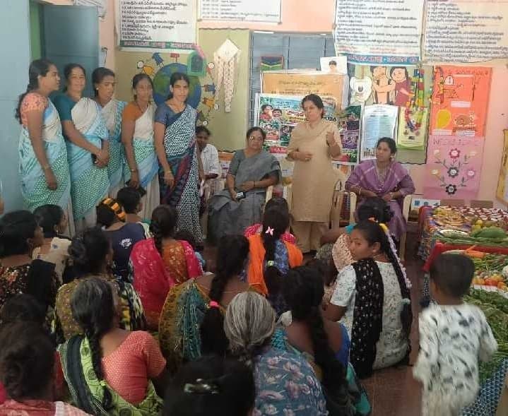 సోమందేపల్లిలో పోషణ మాసోత్సవాలు - Udayam