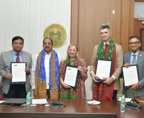 జౌళి రంగ అభివృద్ధికి బ్రిటన్‌ సంస్థలతో తెలంగాణ ఒప్పందాలు