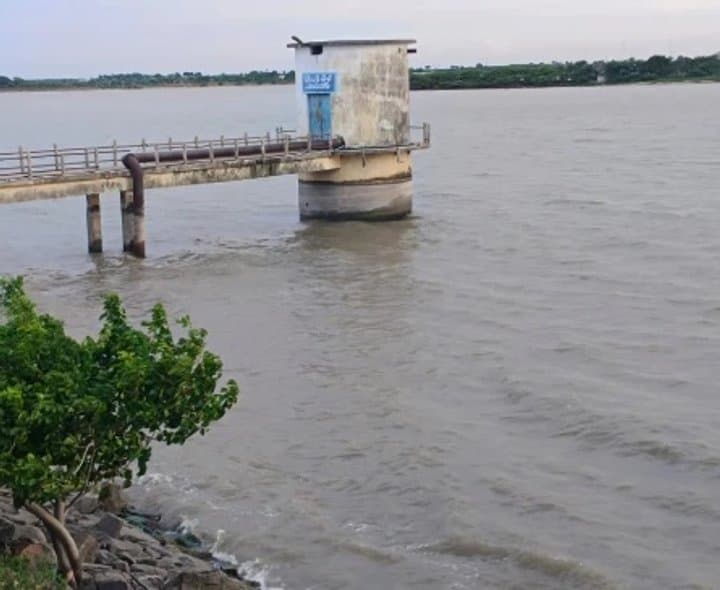 తుంగభద్రలో తగ్గిన ప్రవాహం