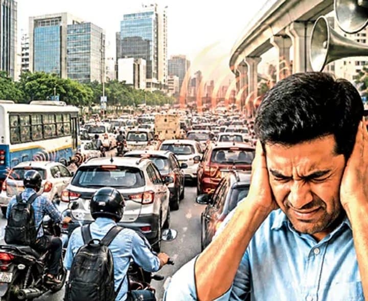 గచ్చిబౌలిలో శబ్ద కాలుష్యం