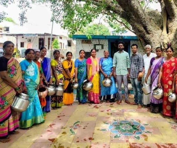 చిగురుమామిడిలో వర్షాల కోసం ప్రత్యేక పూజలు