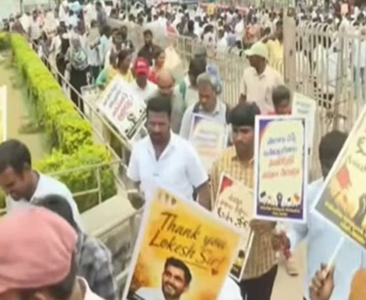 కర్నూలులో ఉపాధ్యాయుల ‘థ్యాంక్యూ లోకేష్’ ర్యాలీ