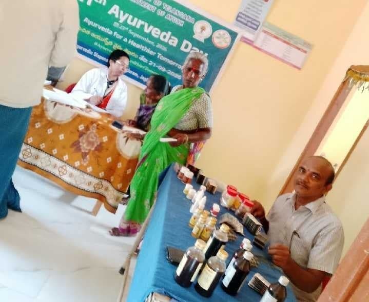 జగిత్యాలలో ఉచిత ఆయుర్వేద వైద్య శిబిరం