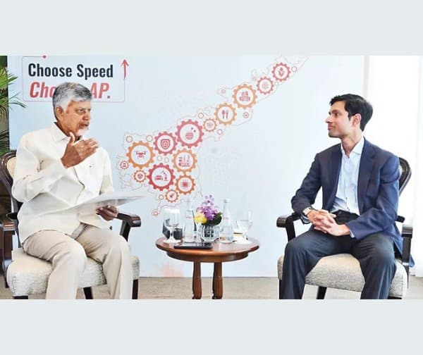 ఏపీలో సప్లైచైన్ సిటీ కోసం చంద్రబాబు భేటీ - Udayam Digital