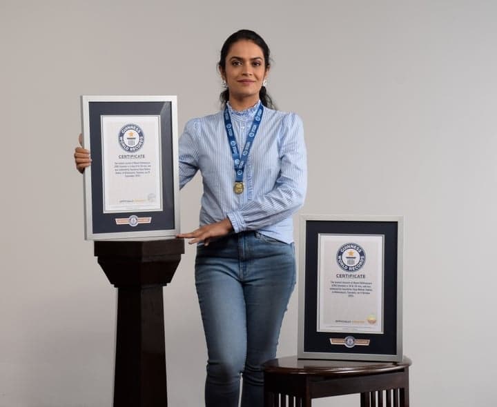 కిలిమంజారోపై జయశ్రీకి రెండు రికార్డులు