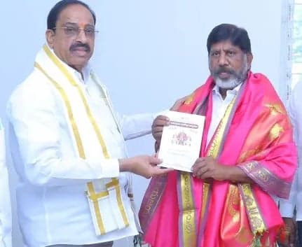 ఖమ్మంలో శ్రీవారి ఆలయ శంకుస్థాపన: డిప్యూటీ సీఎం భట్టికి ఆహ్వానం!