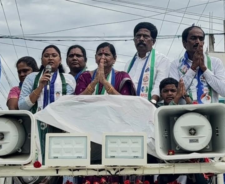 నాయుడుపేటలో రాజేశ్వరమ్మ ఎన్నికల ప్రచారం - Udayam
