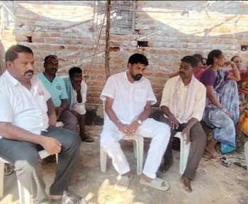 సాయిలు కుటుంబాన్ని పరామర్శించిన సంపత్ గౌడ్