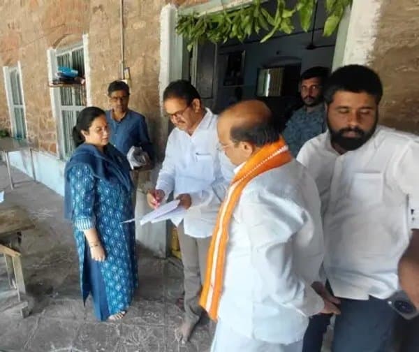 సింహాచలం దేవస్థానం అన్న ప్రసాదశాలను పరిశీలించిన ఎమ్మెల్యే