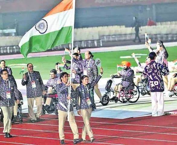 అట్టహాసంగా పారా ఆసియా క్రీడలు ప్రారంభం
