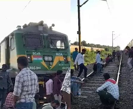 మౌలాలి వద్ద శాతవాహన ఎక్స్‌ప్రెస్ నిలిపివేత