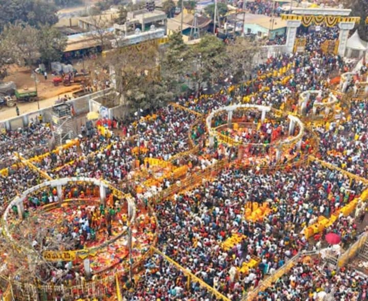 మేడారంలో తుది దశకు చేరిన పనులు - Udayam