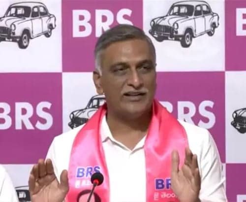 నీటి వాటాపై హరీశ్‌రావు