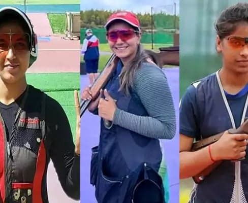 ట్రాప్‌ షూటింగ్‌లో భారత్‌కు రజతం