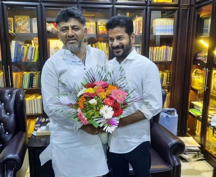 కృష్ణా జలాల విడుదలపై డీకే శివకుమార్‌కు రేవంత్ ధన్యవాదాలు