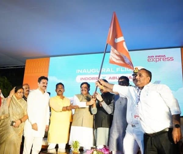 ఇండోర్-అబుదాబి విమాన సర్వీస్ ప్రారంభం